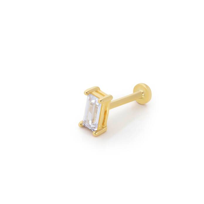 Luna Baget Taş Büyük Tragus Piercing - 1