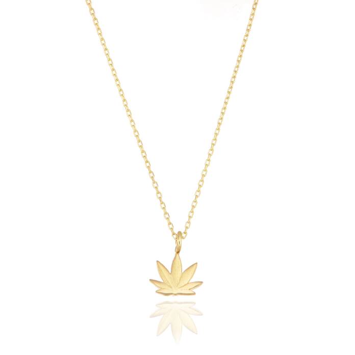 Marihuana Yaprak Kolye - 3