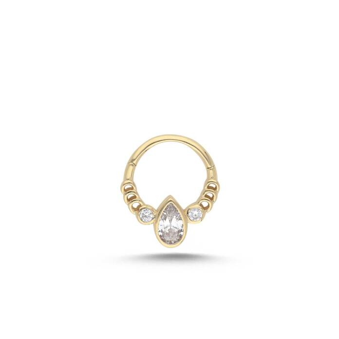 Markiz Damla Halka Helix Piercing - 1
