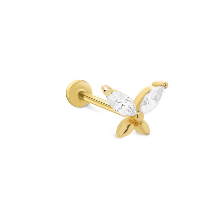 Markiz Kelebek Tragus Piercing - 1