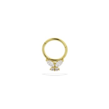 Markiz Taşlı Kelebek Helix Piercing - 1