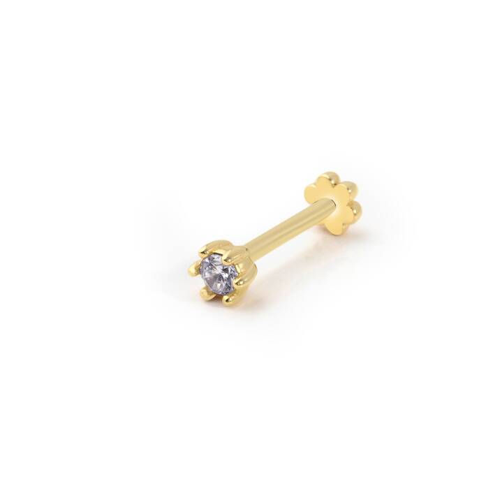 Medium Altı Tırnak Tektaş Piercing - 1