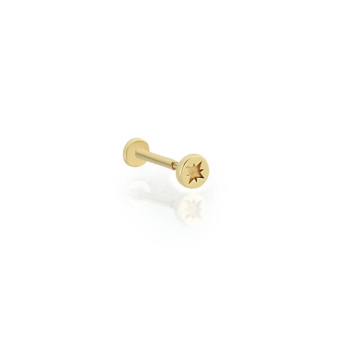 Minimal Kutup Yıldızı Tragus Piercing - 1