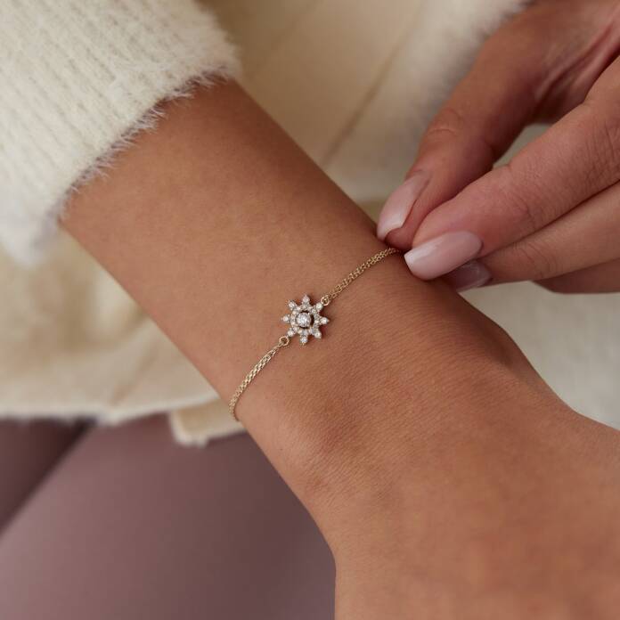 Minimal Taşlı Güneş Bileklik - 1