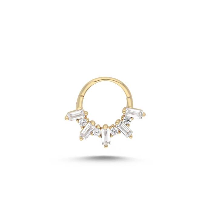Mix Sıra Taşlı Helix Piercing - 1
