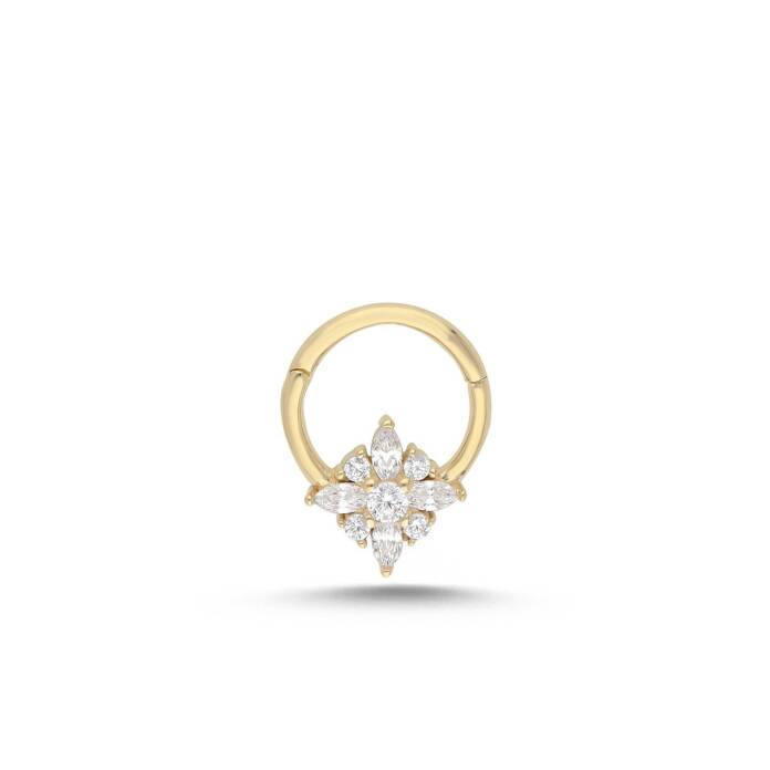 Nilüfer Taşlı Helix Piercing - 1