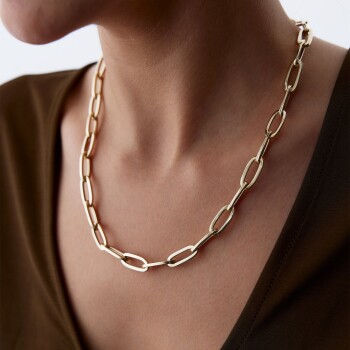 Oval Ataç Zincir Set - 2