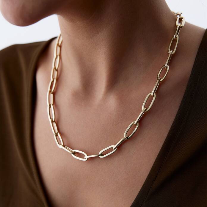 Oval Ataç Zincir Set - 2