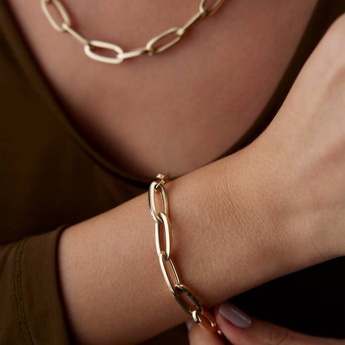 Oval Ataç Zincir Set - 3