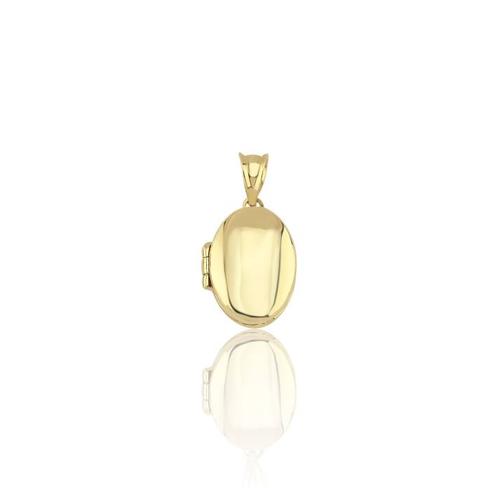 Oval Kapaklı Kolye Ucu - 1