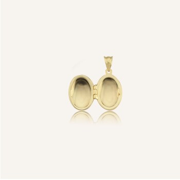 Oval Kapaklı Kolye Ucu - 2
