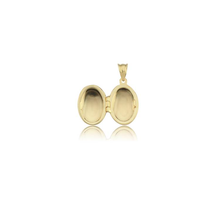 Oval Kapaklı Kolye Ucu - 3