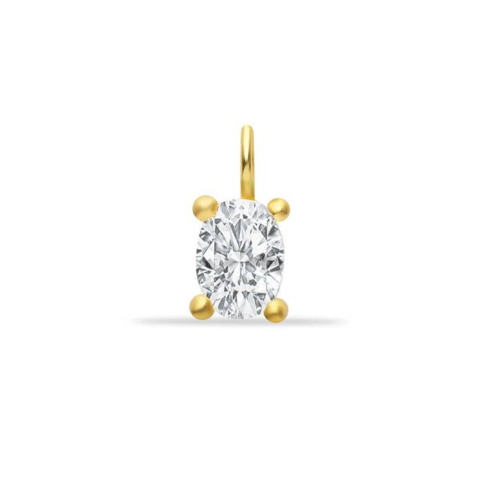Oval Stone Charm - 1