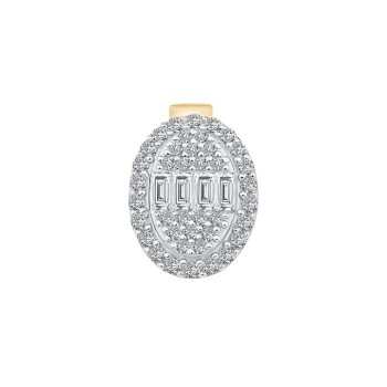 Oval Taşlı Charm - 1