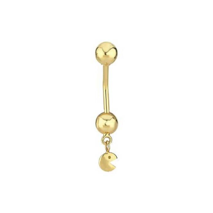 Pacman Göbek Piercing - 1