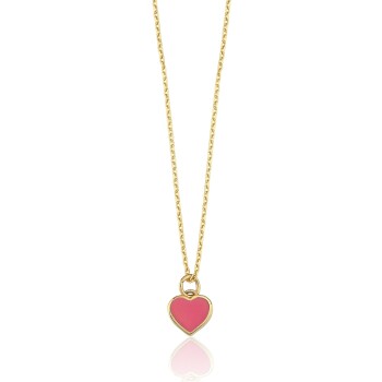 Pembe Kalp Kolye - 4