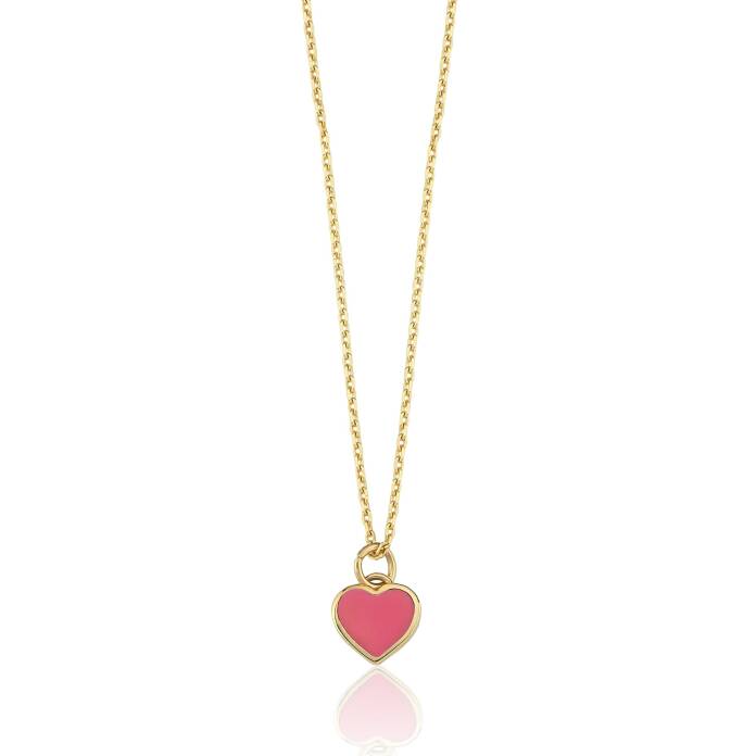 Pembe Kalp Kolye - 4