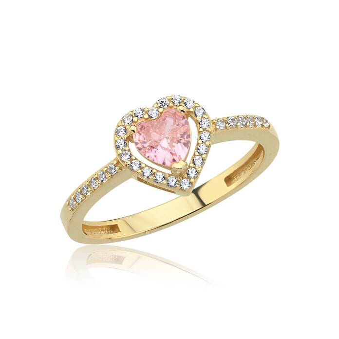 Pembe Kalp Yüzük - 3