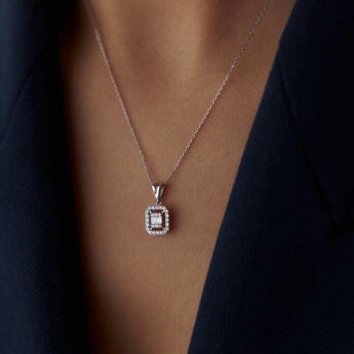 Pırlanta Parçalı Baget Set - 3