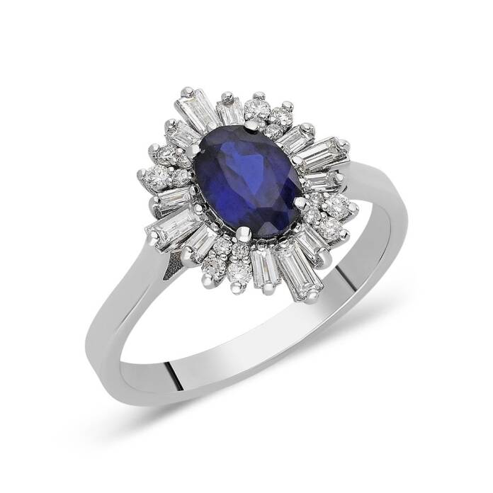 Pırlanta Safir Set - 4
