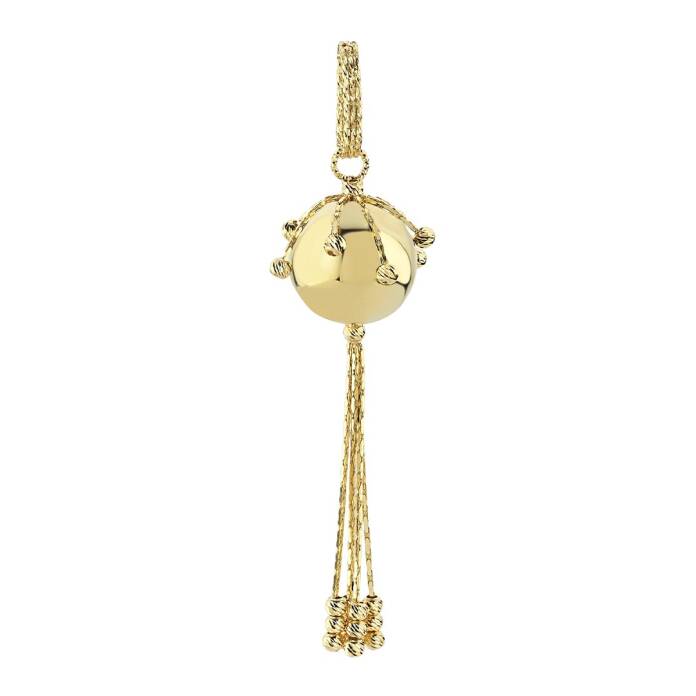Sallantılı Dorica Top Kolye Ucu - 1