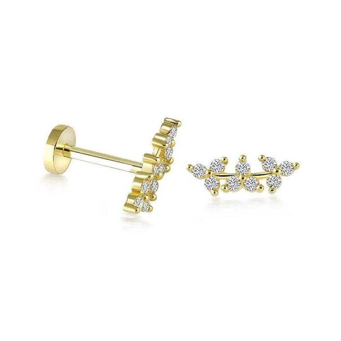 Shining Leaf Tragus Piercing - 2