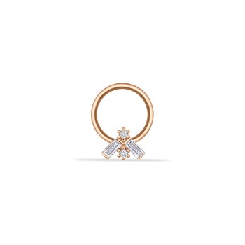 Şık Baget Taşlı Helix Piercing - 1