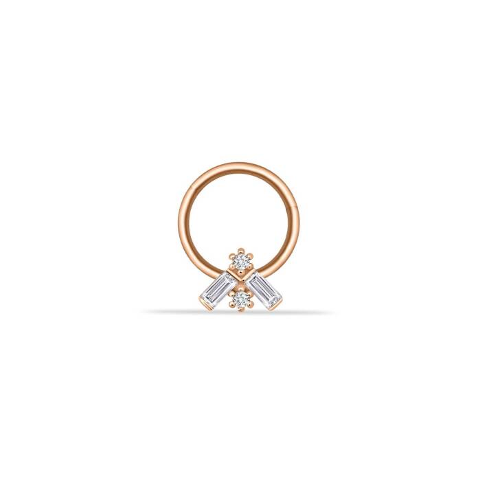 Şık Baget Taşlı Helix Piercing - 1