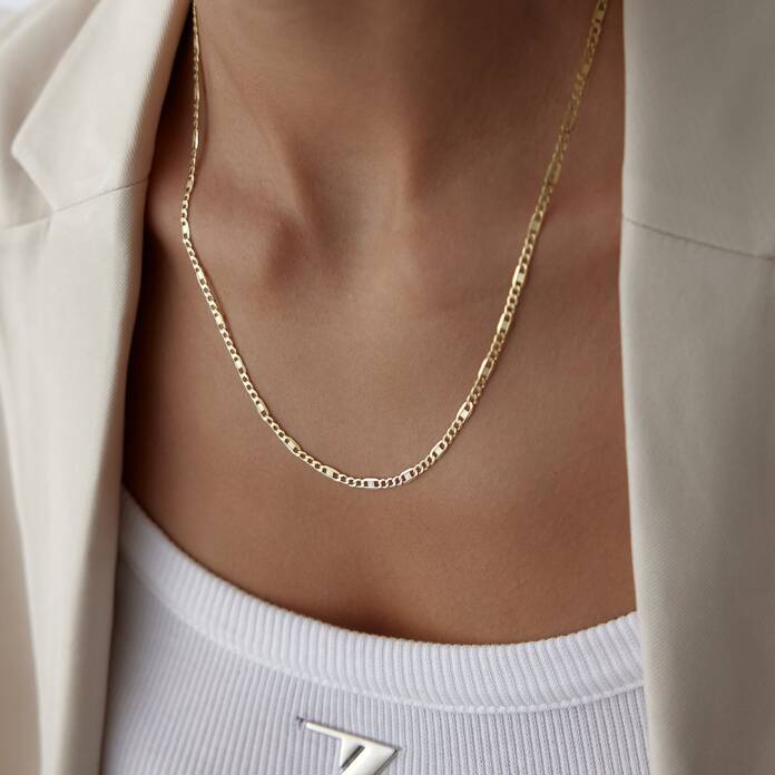 Slim Line Figaro Zincir - 2