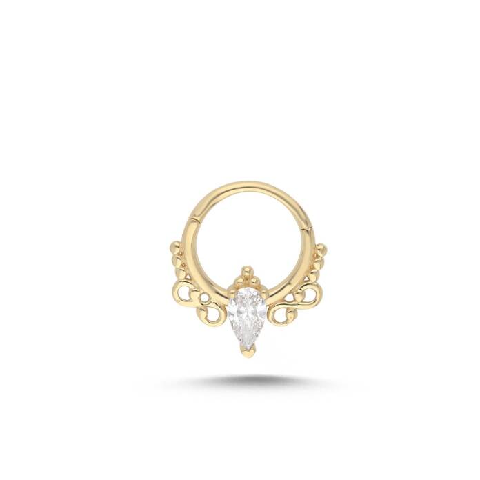 Sonsuzluk Damla Helix Piercing - 1