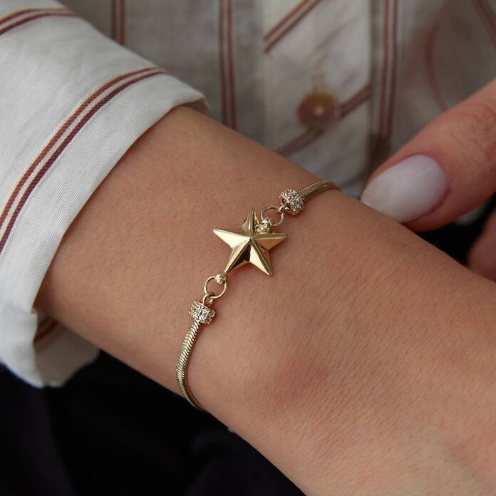 Star Balık Sırtı Zincir Bileklik - 2