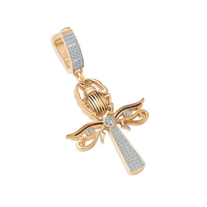 Taşlı Ankh Charm - 2