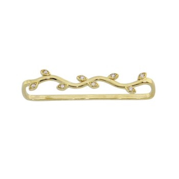 Taşlı Dal Indüstrial Earcuff - 1