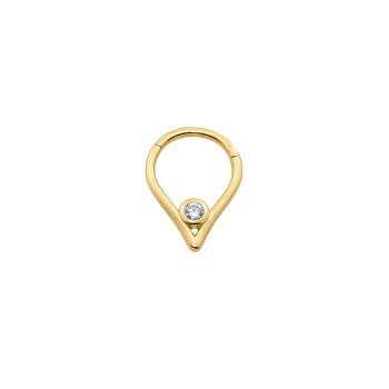 Taşlı Damla Helix Piercing - 1