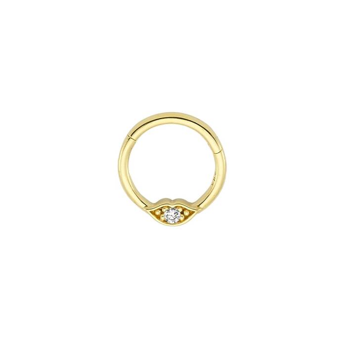Taşlı Dudak Helix Piercing - 1