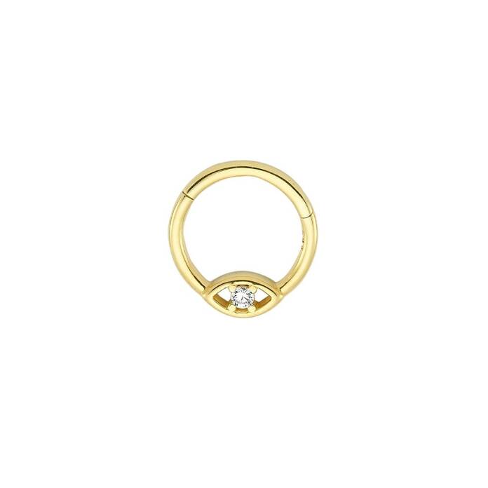 Taşlı Göz Helix Piercing - 1