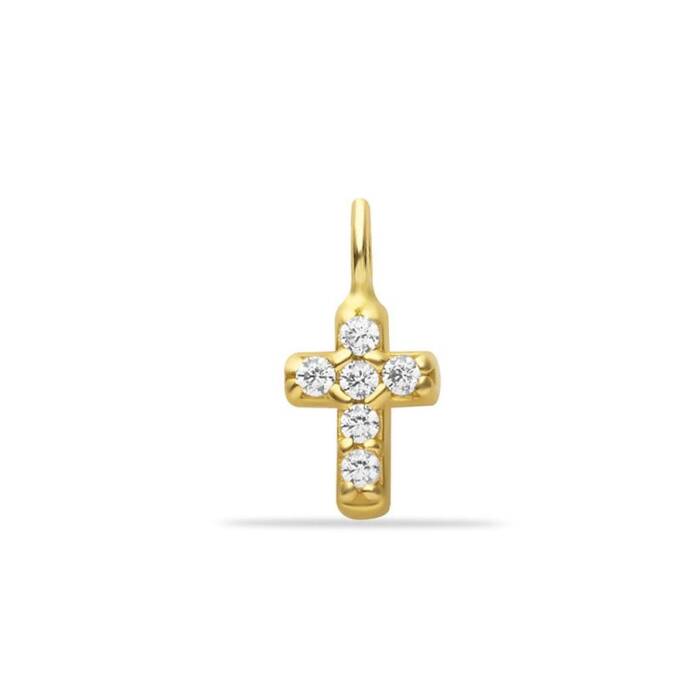 Taşlı Haç Charm - 1