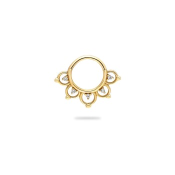 Taşlı Halka Helix Piercing - 2