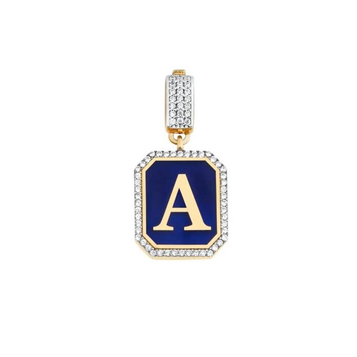 Taşlı Harf Charm - 1