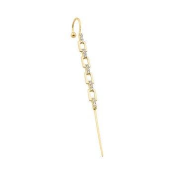 Taşlı Hook Baston Küpe - 1