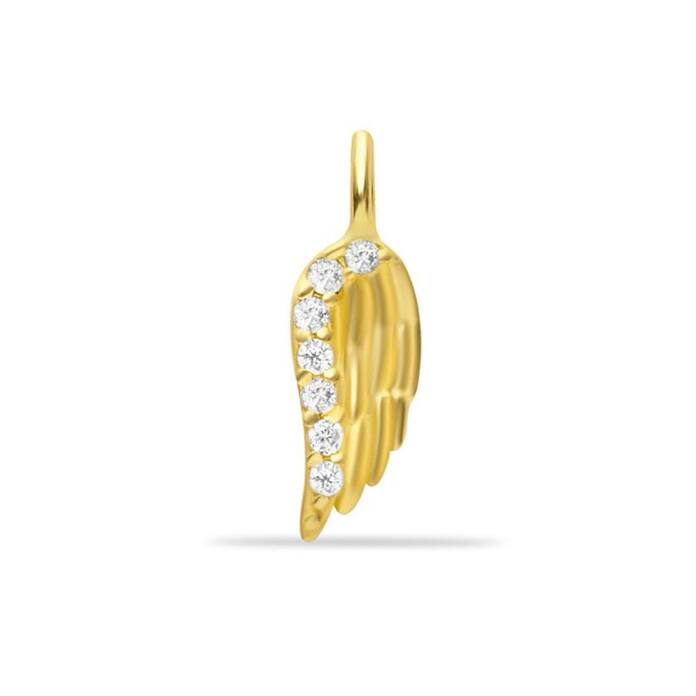 Taşlı Kanat Charm - 1