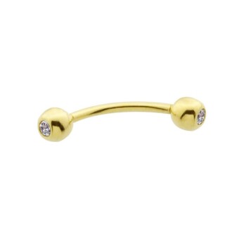 Taşlı Kaş Rook Piercing - 1