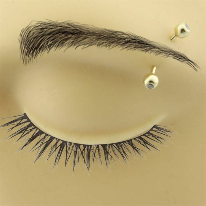Taşlı Kaş Rook Piercing - 2