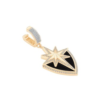 Taşlı Kuzey Yıldızı Kalkan Charm - 2