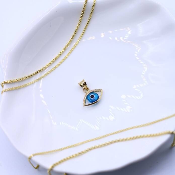 Taşlı Lapis Göz Uç - 1