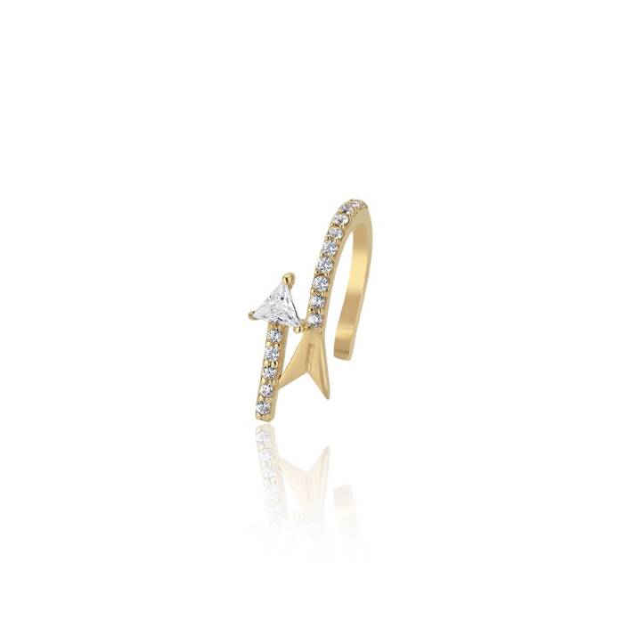 Taşlı Ok Earcuff - 1