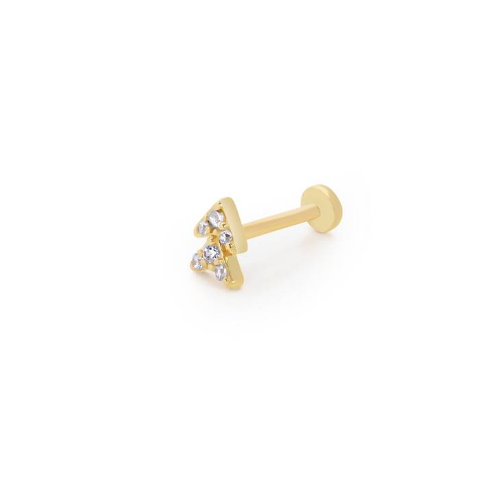 Taşlı Ok Model Tragus Piercing - 1