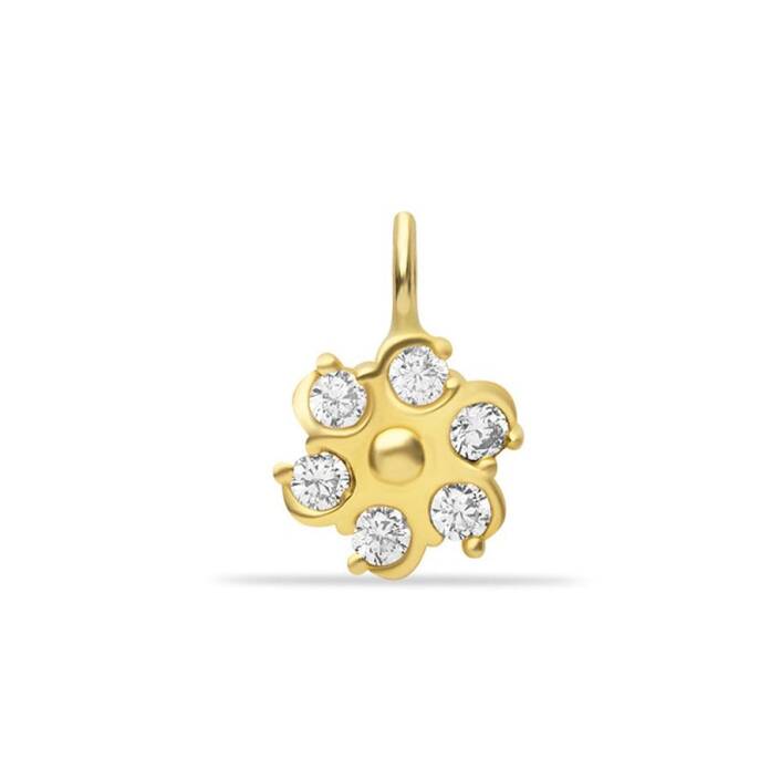 Taşlı Spiral Charm - 1