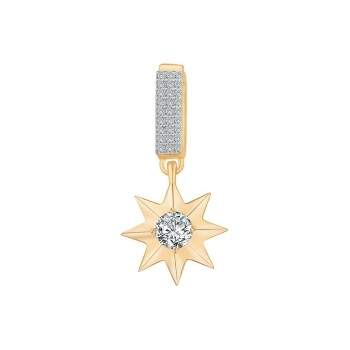Taşlı Yıldız Sallantılı Charm - 1