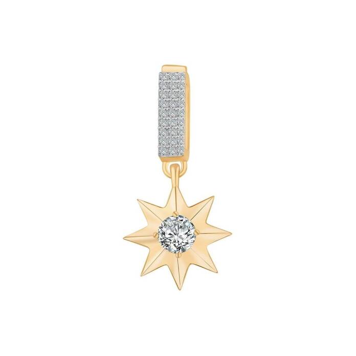 Taşlı Yıldız Sallantılı Charm - 1